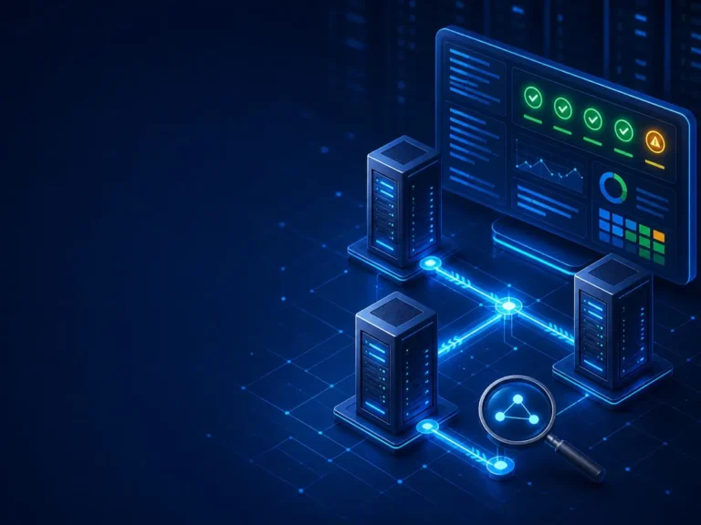 Repadmin Active Directory replication dashboard connected to domain controllers