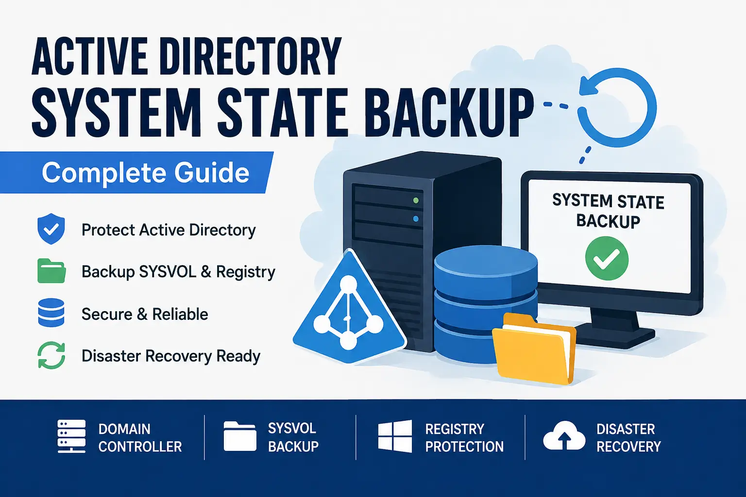 Active Directory System State Backup complete guide